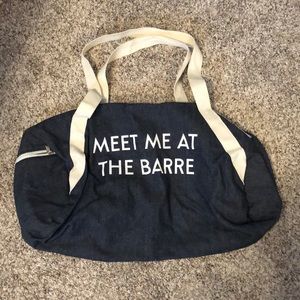 Meet me at the Bare small gym bag